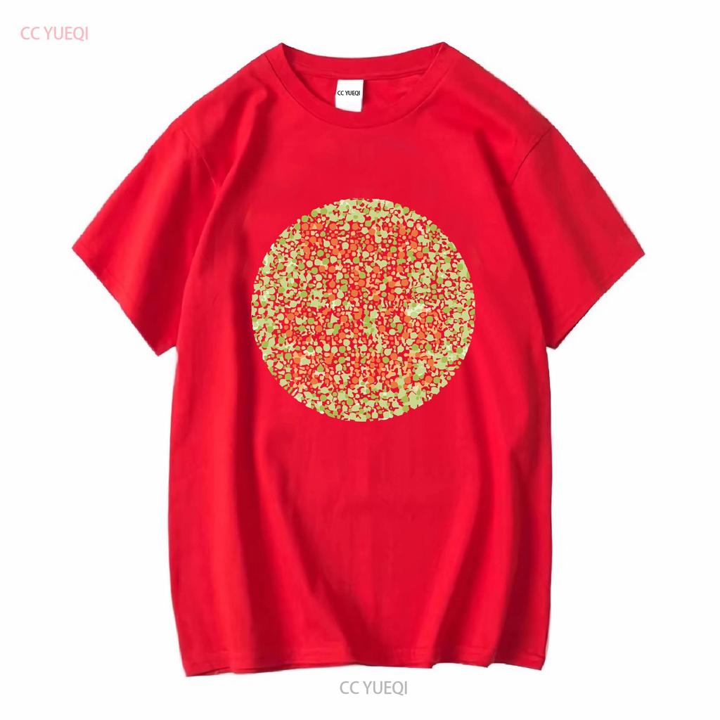 F The Color Blind T Shirt colour tee colorblind funny joke top gift for him novelty long or short sleeves vintage Washed