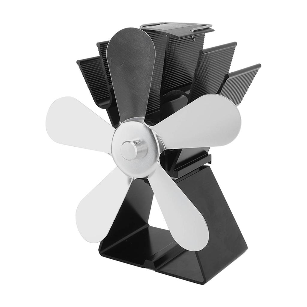 5 klinge Kamin Fan Trapez Basis Wärme Versorgt Herd Fan Thermoelektrische Thermische Fan für