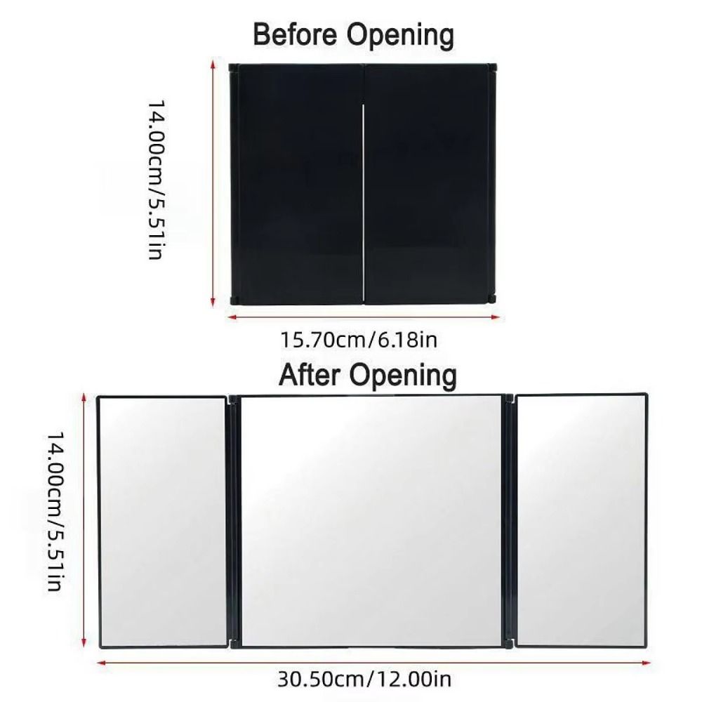 Foldable Sun Visor Cosmetic Mirror Ultra-thin Car Makeup Mirror  Decorative