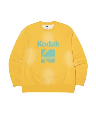 KODAK Color Eye Semi-Overfit Sweatshirt Yellow