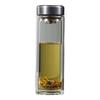 Xinuo N6569 Portable Double-Layer High Borosilicate Glass Tea Infuser Cup