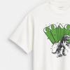 COACH FW24 T Shirt Men's Vintage Ivory White CW701-NFY