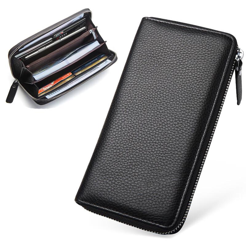 WEZHO Men's First-Layer Cowhide Wallet