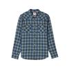 Shirts Men's Blue Lapel Moderate 85745-0344
