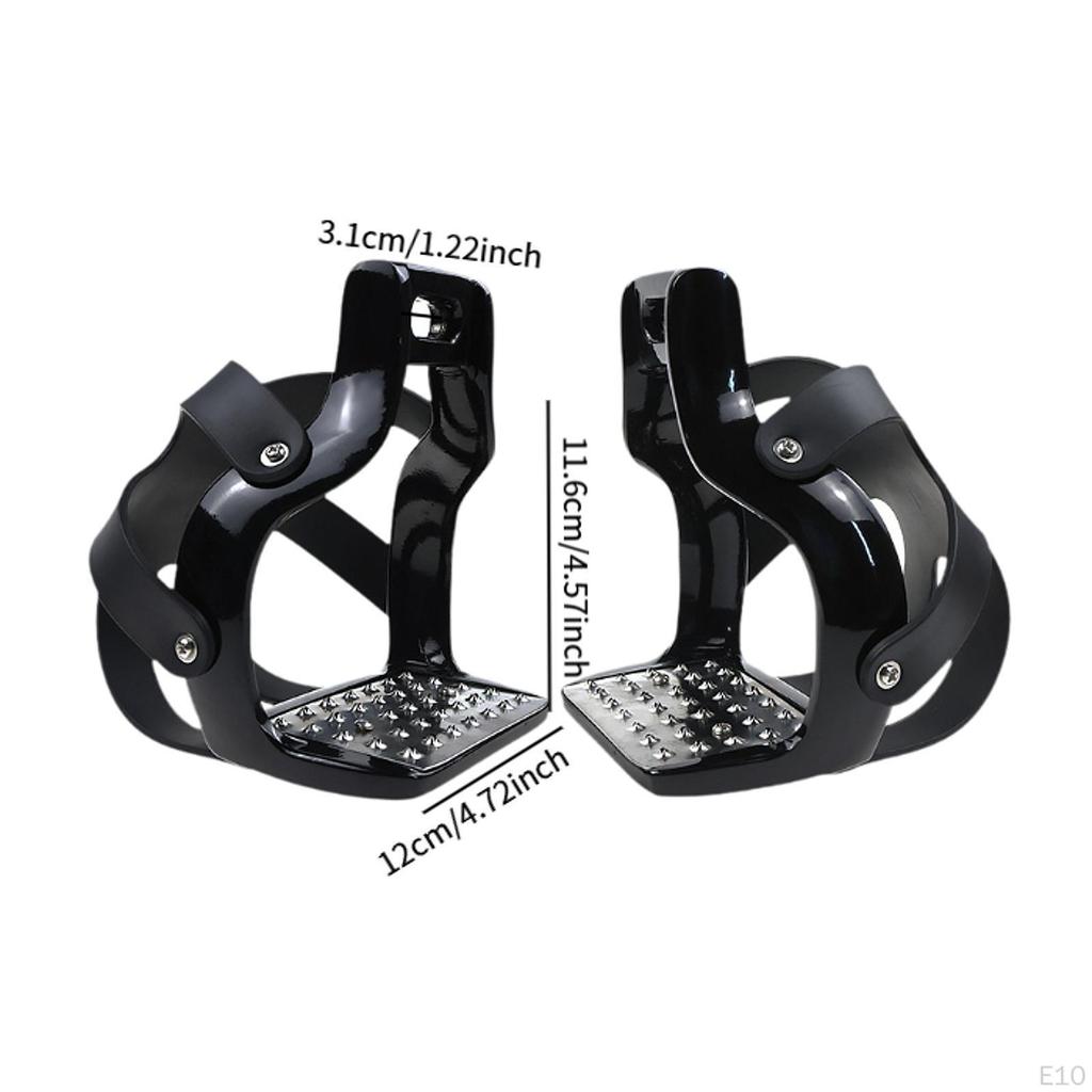 Riding Pedals Reinforced Assembly Inserts AntiSlip Rubber Protection Lightweight Equipment Suitable
