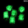 5 Pièces Glaçons LED Étanche Multicolore Clignotants Lumineux dans le Noir Pour Décoration de Mariage Fête Bar