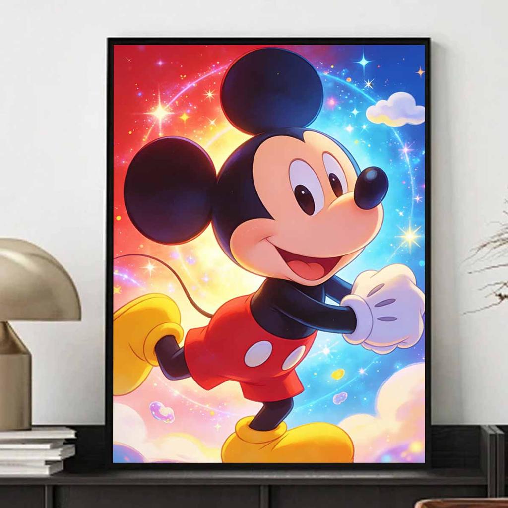 Disney Diamond Painting Kit Full Diamond Round Mickey Mouse Celestial Home Decor Craft Gift