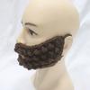 Unisex Wacky Beard Hat Knit Funny Beanie Halloween Cap Wind Mask Warm Beanies