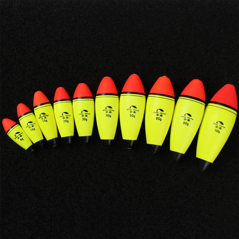 Long/oval Plastic Cat Fish Ball Boia Fishing Float Eva Foam Bobber