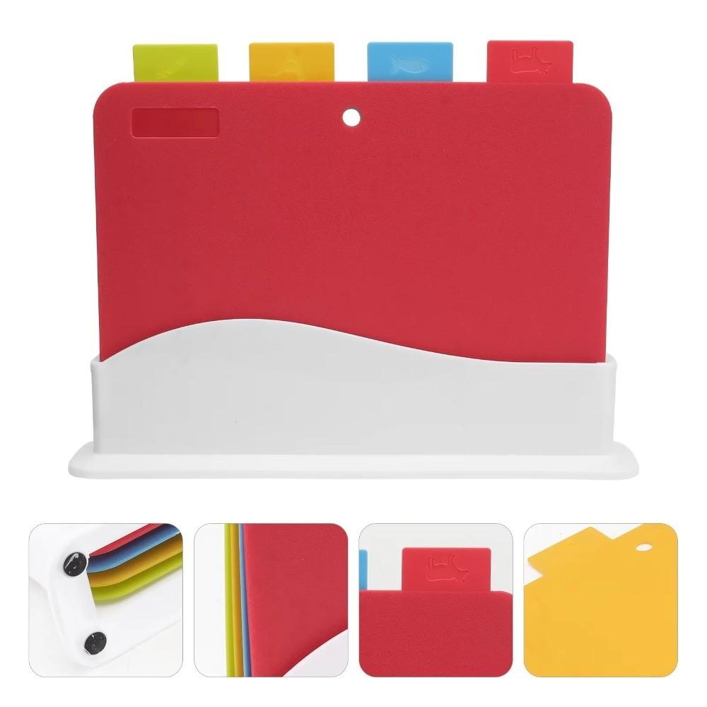 Color Coded Cutting Board Set Non-Slip Color Coded Board Set Chopping Board Set  Vegetable Prep