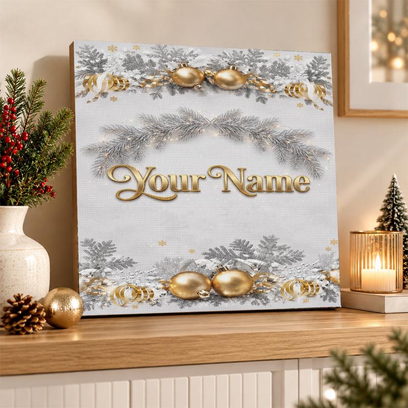 Christmas Custom Name Text 5D Diamond Painting Kit DIY Full Drill Diamond Art Decoration
