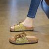 New Thick-soled Women's Shoes One-shoulder Soft-soled Beach Sandals