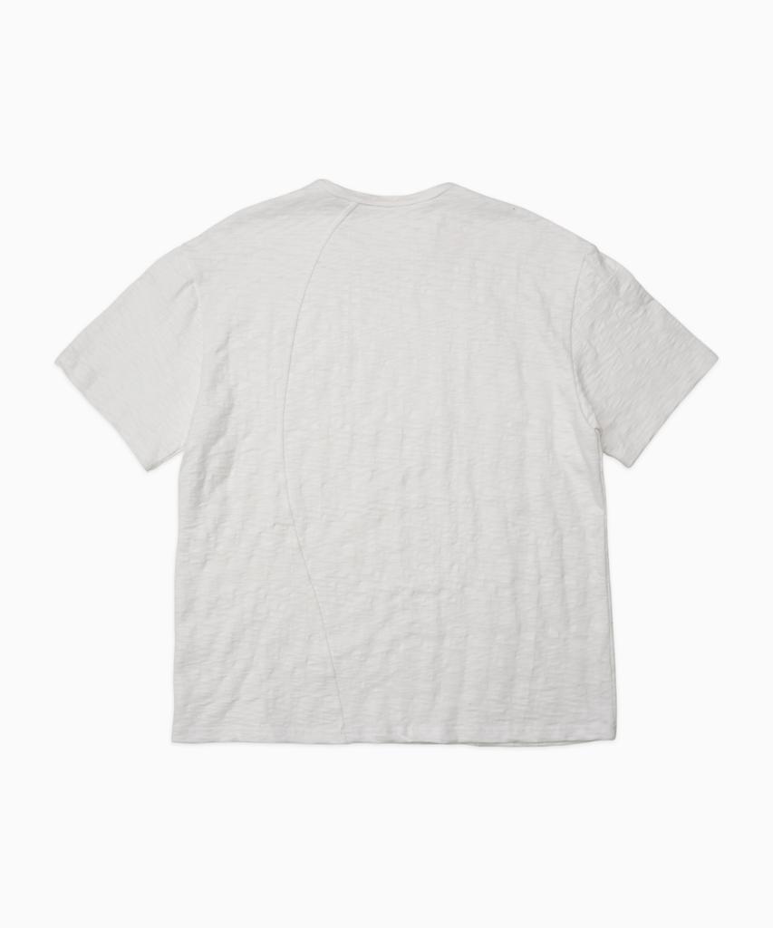 DOFFJASON Wavy Slub T-Shirt Ivory