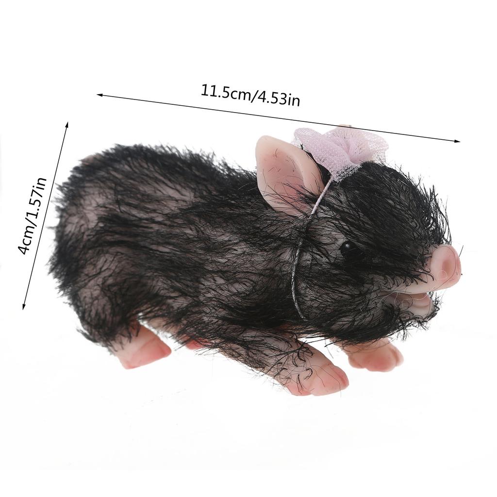 Xmas Gift Toy Bed/Sofa Reborn Baby Pig Model Suitable for Newborn Babies