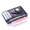 RFID Tracker AirTag Case: Carbon Fiber & Leather Money Clip Card Holder