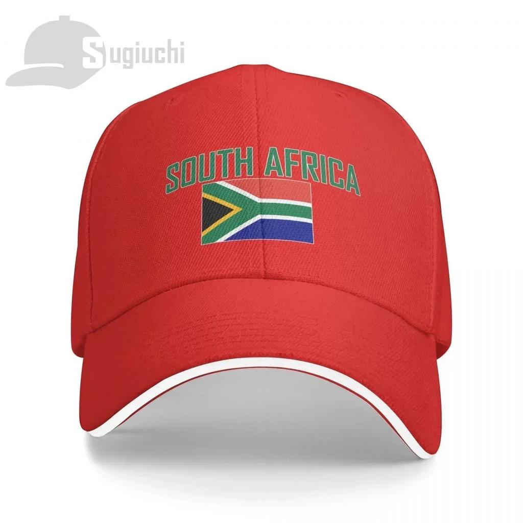 Cappellino da Baseball con Bandiera del Sudafrica Lettere Uomo Donna Estate Unisex Hip Hop Cappellini Cotone Snapback Cappello da Golf Cappellini da Pesca