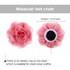 Leinuosen 20 Pcs Dog Flowers Collar Pet Adjustable Dog Large Flowers Bow Tie Multi Color Floral Collar Charms for Small Medium Big Female Cat Puppy