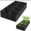 4/6/8 Grids Garden Plants Grow Bag Nonwoven Reusable Portable Pots Strawberries Vegetable Flower Planting Bed Container