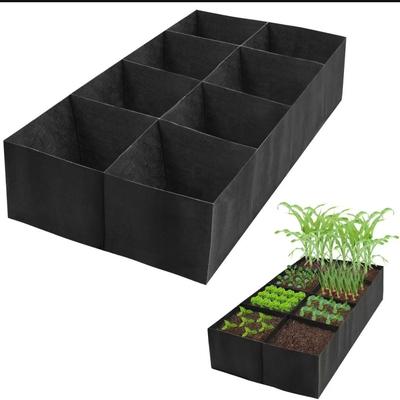 4/6/8 Fack Trädgårdsväxter Odlingspåse Nonwoven Återanvändbar Bärbar Kruka Jordgubbar Grönsak Blomma Planteringsbädd Behållare