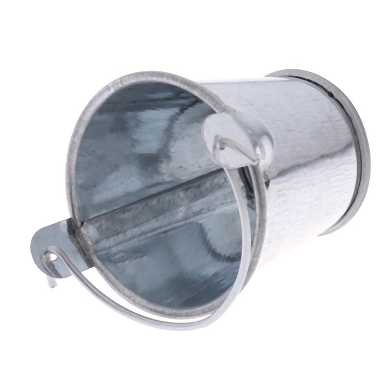 1:12 Puppenhaus Miniatur Bauernhof Metall Milchkanne Kessel Topf Blumenarrangement Eimer Kinder Rollenspiel Spielzeug Puppenhaus Dekor