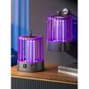 Mosquito fumigator, mosquito repellent for home. Portable insect lamp trap, electric fly swatter, purple