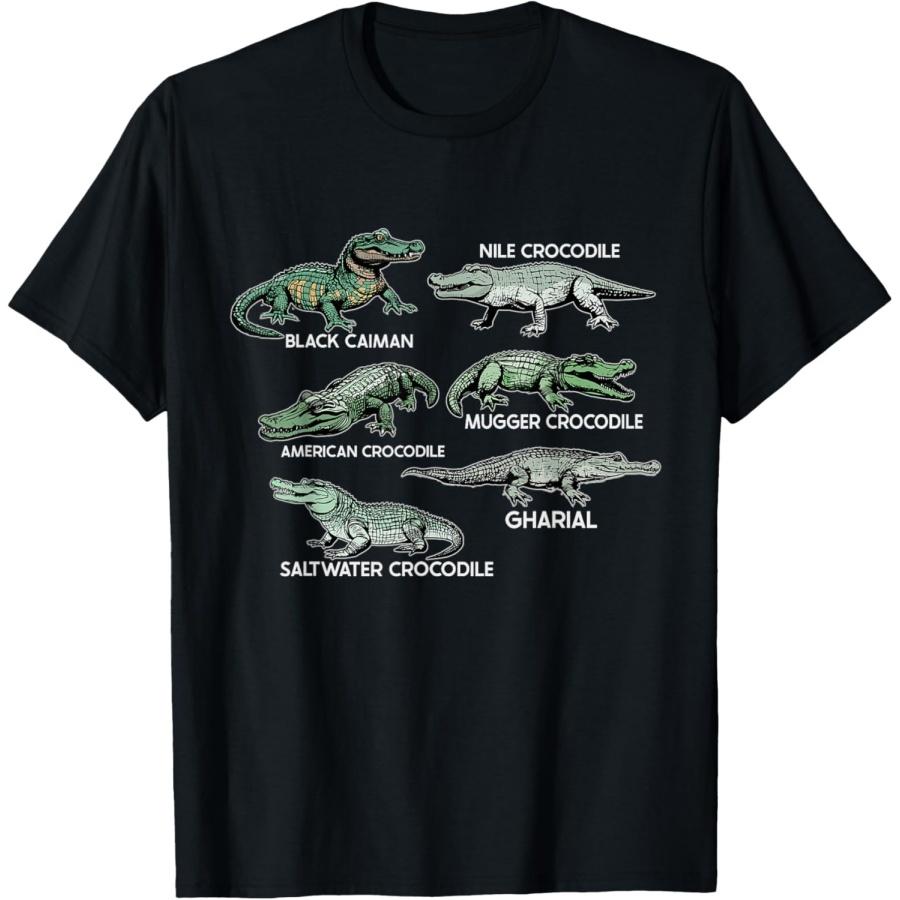 Крокодил Нильский Виды Дети Гариал Крокодил-Маггер Футболка(1) XXXXXL чёрный