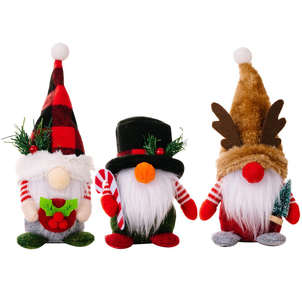 Delightful Cartoon Style Christmas Decorations With Snowman And Reindeer Figures