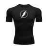 Jogging Quick-drying Breathable Top Summer Casual  Men's Running Compression Fashion T-shirt Short-sleeved Gym Fitness Shirt Elastic Fitness Suit