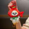 Stuffing Plush Cat Pendant Soft Animal Keychain Cat Plush Doll Keychain  Girl Birthday Gift