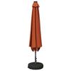Garden Umbrella with LED Lights and Base 230 X 230 Cm