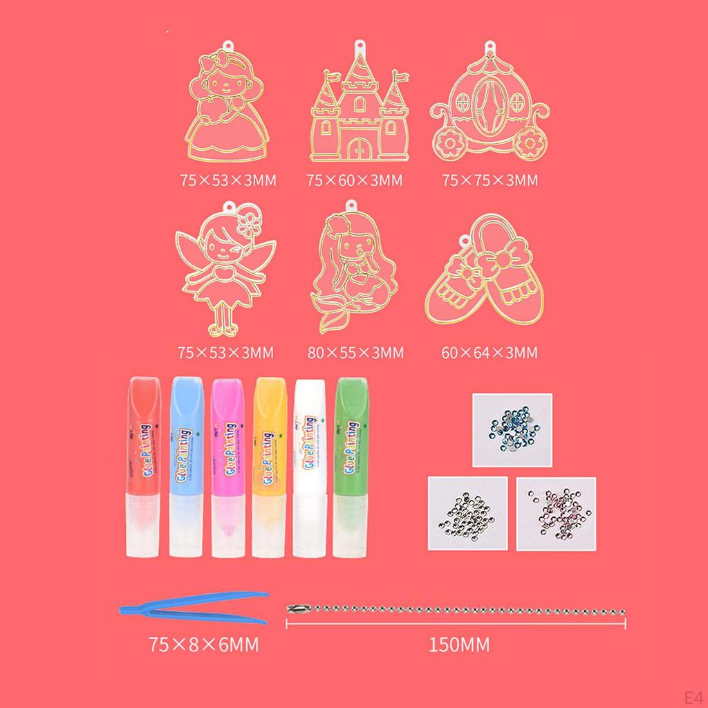 Kendin Yap Kristal Boya Sanat ve El Sanatları Kitleri Sanat Seti Eğitici Oyuncaklar Boyama