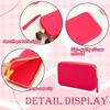 Multifunctional Waterproof Cosmetic Bag with Zipper Square Silicone Storage Bag Portable Travel Cosmetics and Toiletries Bag