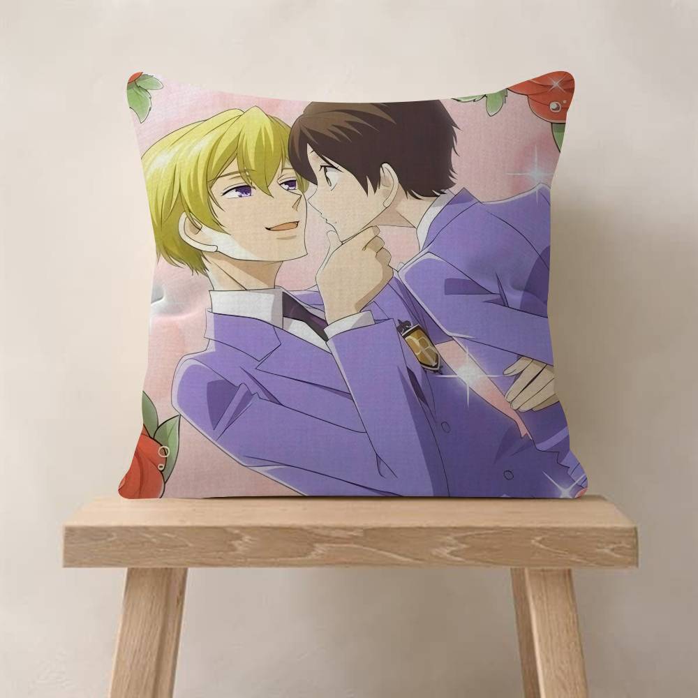 O-Ouran High S-School Host Club Personalized Pillow Dust Cover Bedroom Kids Party Decoration Pillowcase Birthday Children Gift
