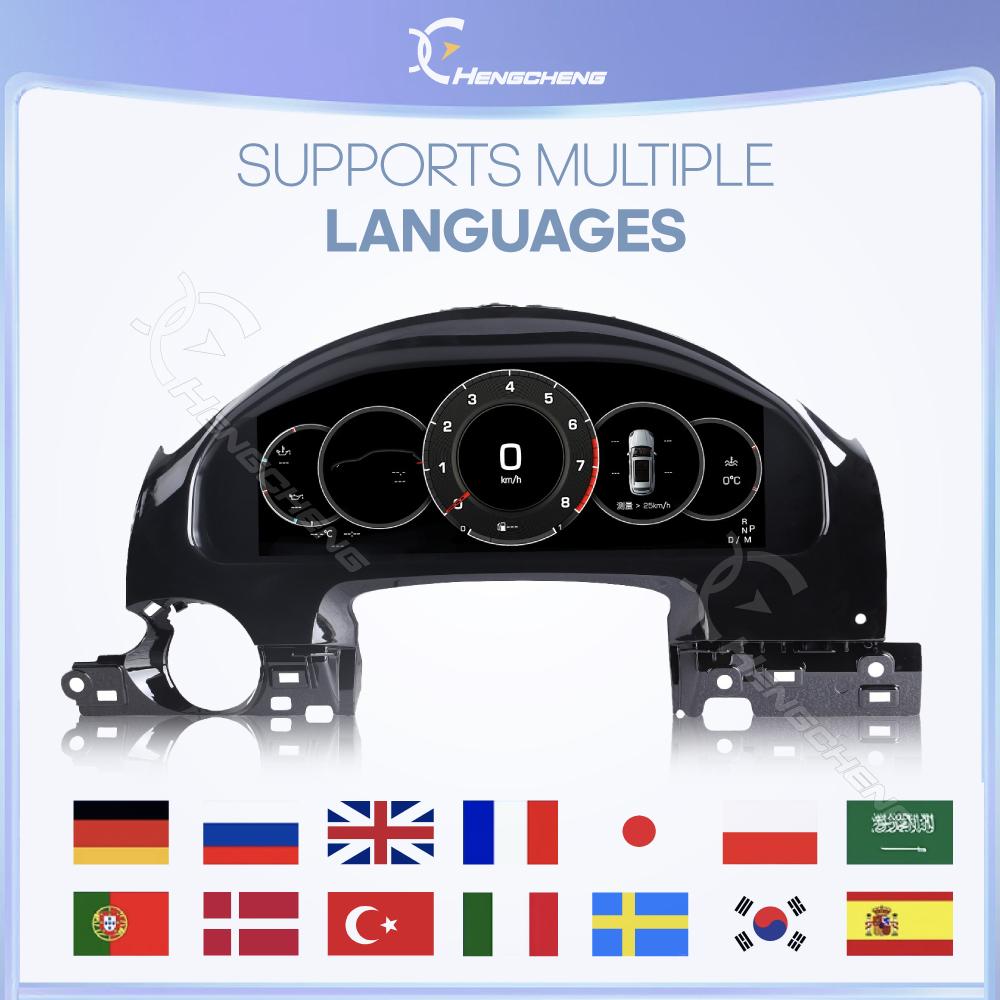 For Porsche Cayenne 2011-2017 Digital Cluster LCD Dashboard Player Cockpit Virtual Instrument