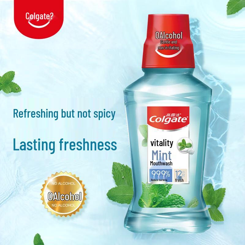 Colgate Fresh Breath Vitality Mint Mouthwash