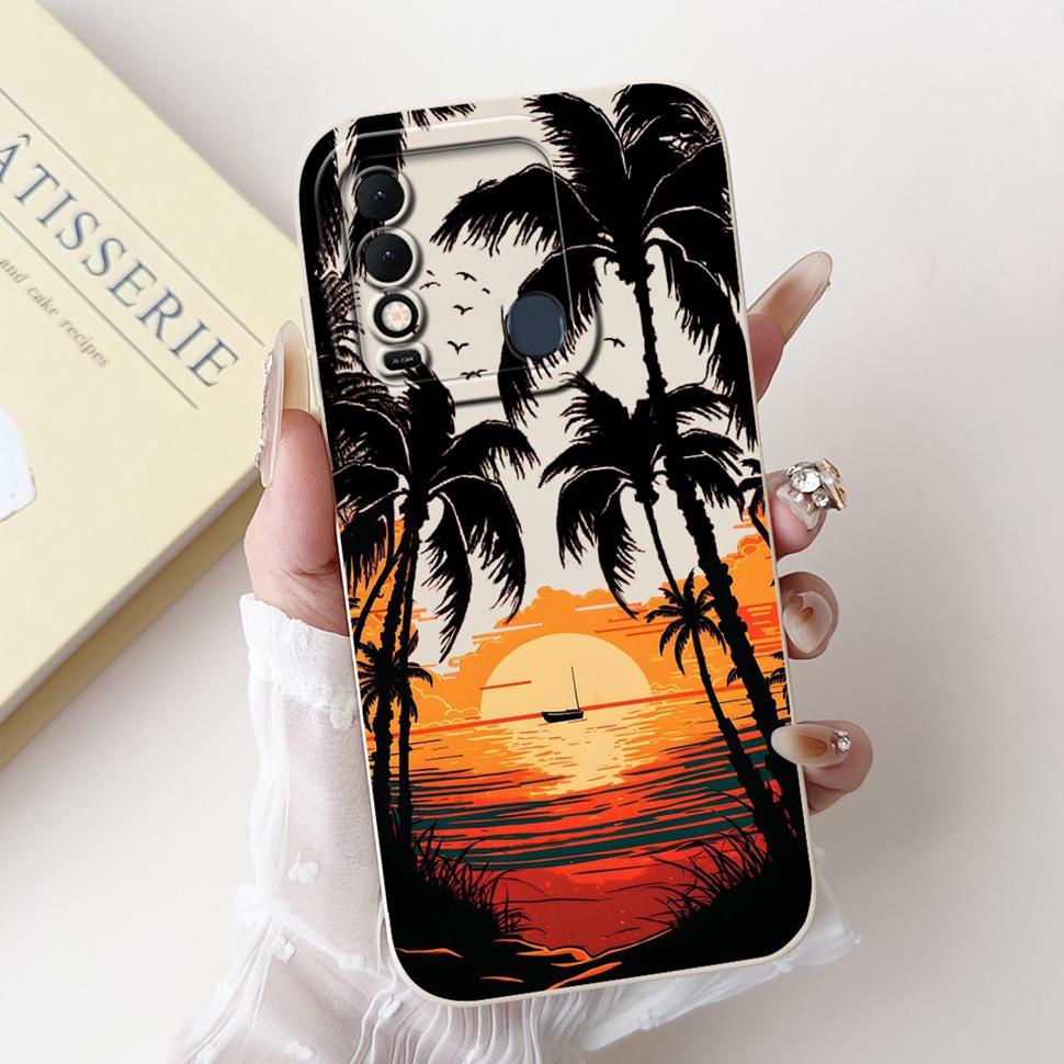 For Tecno Spark 8 Case Cute Rabbit Panda Back Cover KG6 KG6k Phone Cases For Tecno Spark 8 8T Soft Fundas Spark8 Spark8T Coque