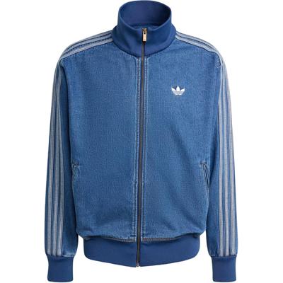 Αρχικό Firebird Track FW25 Adicolor Χαλαρή Εφαρμογή Φερμουάρ Μακρύ Μανίκι Τζιν Μπουφάν Ανδρικά μπουφάν KD1517