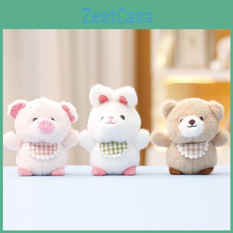 Plush Toy Panda With Pp Cotton Filling Keychain For Kids Room Accessory Gift