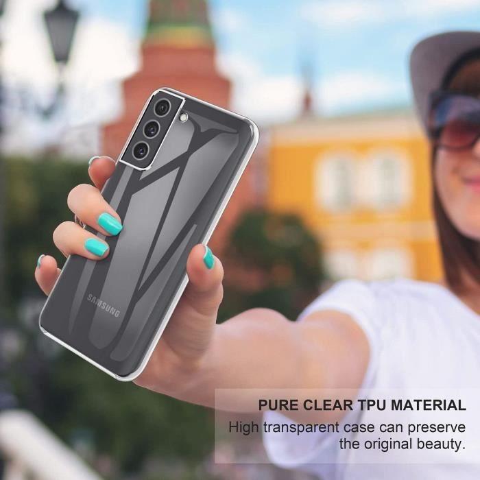Coque - BOOLING - pour Samsung S21 FE - TPU Transparent - Protection 360° - Anti-Choc - Anti-Rayure