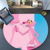The Pink Panther2,Round Area Rug,Carpet Rug for Living Room Bedroom Sofa Playroom Decor,Non-slip Floor Mat