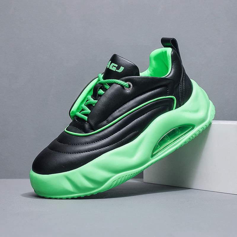 GAGJ trendy bread shoes men's spring new little white shoes platform air cushion dad shoes sports and leisure shoes are in stock