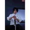 HOLOUN Jujutsu JJK Manga Anime Yuta Okkotsu Costume Cosplay Parrucca Giacca Pantaloni Neri Uniforme Rete Rosa Sintetico Halloween