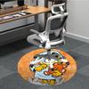 1pc Garfield Cat Office Round Area Rug, Under Office Chairs Bedroom Living Room Home Decor, Room Decoa1016132