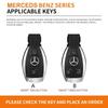 ZHM3   Car Smart Remote Key Case Fob Cover Bag For Mercedes Benz A B C S Class AMG GLA CLA GLC W176 W221 W204 W205 Keychain Accessories