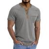 T-shirt da uomo a maniche corte con colletto Top casual con revers