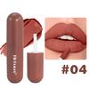 Fit Colors Chocolate Capsule Liquid Lipstick Matte Waterproof Long Lasting Nude Brown Velvet Lip Tint Non-Stick Cup Lip Gloss Makeup Cosmetics