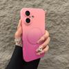 Luxury Magsafe Soft Silicone Gradient Phone Case For iPhone 11 12 13 14 15 16 17 Pro Max Plus Air Magnetic Bumper Cover