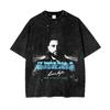 KARAN AUJLA Es war alles ein Traum | Acid Wash Übergroßes T-Shirt