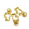 10pcs Cat Heart Snap Hook Trigger Clips Buckles for Keychain Lobster Lobster Clasp Hooks for Key Ring Clasp Jewelry Accessories