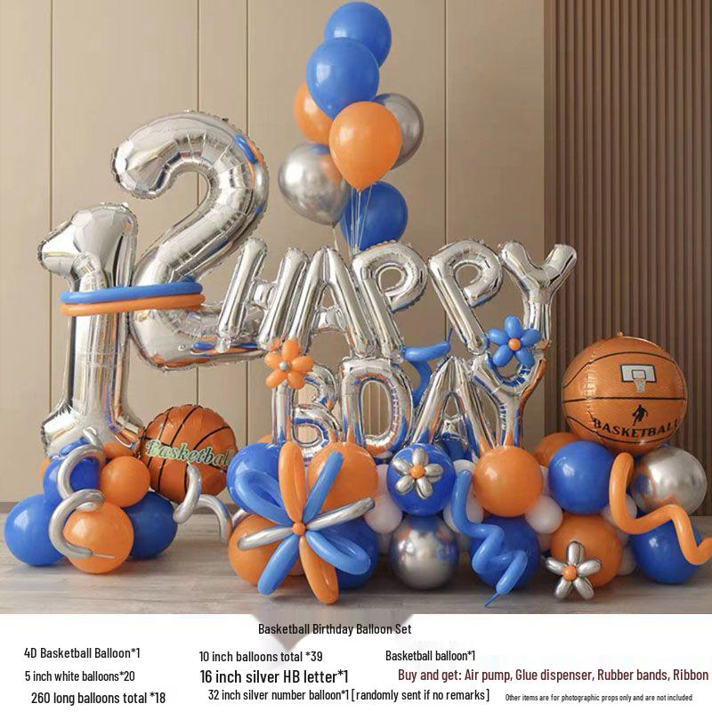 Narozeninová balónová stěna pro princeznu v korejském stylu pro chlapeckou a dívčí párty